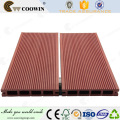 China Madera material wpc / pvc respetuosa del medio ambiente y decking compuesto del wpc del plástico